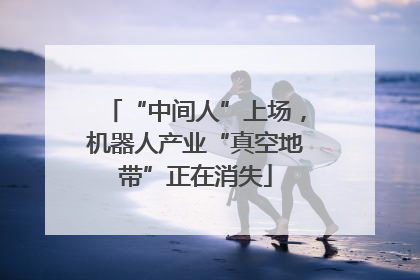 “中间人”上场，机器人产业“真空地带”正在消失