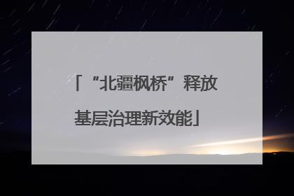“北疆枫桥”释放基层治理新效能