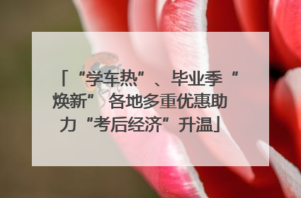 “学车热”、毕业季“焕新” 各地多重优惠助力“考后经济”升温