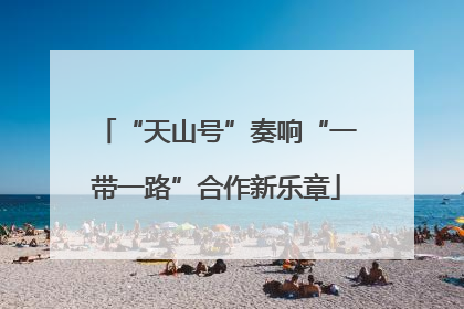“天山号”奏响“一带一路”合作新乐章