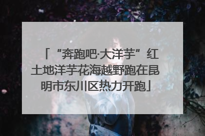 “奔跑吧·大洋芋”红土地洋芋花海越野跑在昆明市东川区热力开跑