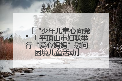 “少年儿童心向党”！平顶山市妇联举行“爱心妈妈”慰问困境儿童活动