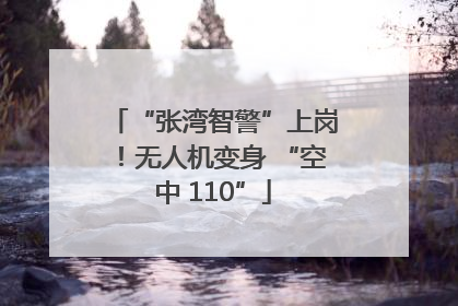 “张湾智警”上岗！无人机变身 “空中 110”