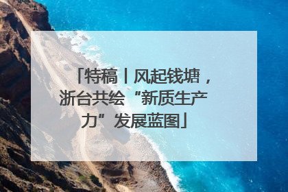 特稿丨风起钱塘，浙台共绘“新质生产力”发展蓝图