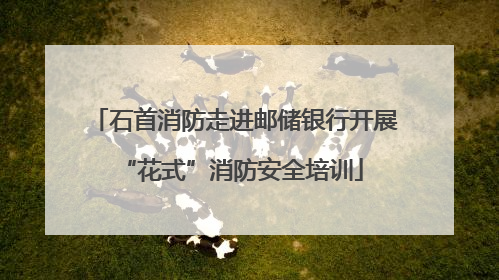 石首消防走进邮储银行开展 “花式”消防安全培训