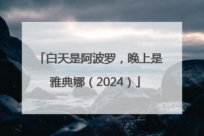 白天是阿波罗，晚上是雅典娜（2024）
