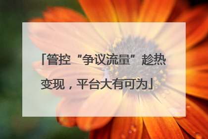 管控“争议流量”趁热变现，平台大有可为
