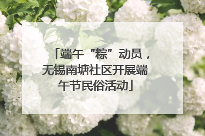 端午“粽”动员，无锡南塘社区开展端午节民俗活动
