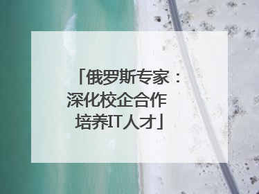 俄罗斯专家：深化校企合作 培养IT人才