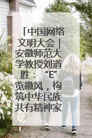 中国网络文明大会｜安徽师范大学教授刘道胜：“E”览徽风，构筑中华民族共有精神家园