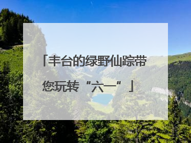 丰台的绿野仙踪带您玩转“六一”
