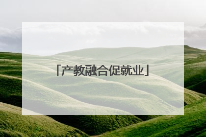 产教融合促就业