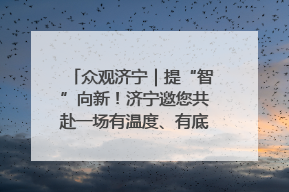 众观济宁｜提“智”向新！济宁邀您共赴一场有温度、有底气的“智造”之约