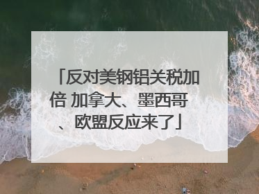 反对美钢铝关税加倍 加拿大、墨西哥、欧盟反应来了
