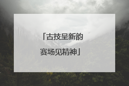 古技呈新韵 赛场见精神