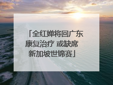 全红婵将回广东康复治疗 或缺席新加坡世锦赛