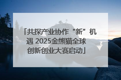 共探产业协作“新”机遇 2025金熊猫全球创新创业大赛启动