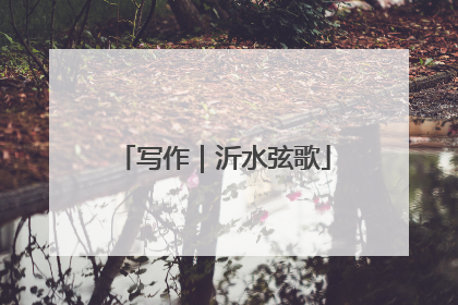 写作｜沂水弦歌