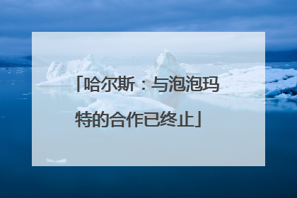 哈尔斯：与泡泡玛特的合作已终止