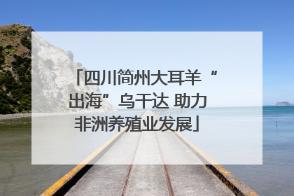 四川简州大耳羊“出海”乌干达 助力非洲养殖业发展