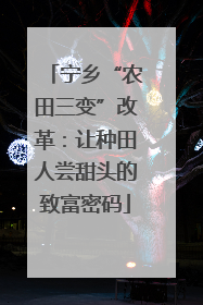 宁乡“农田三变”改革：让种田人尝甜头的致富密码