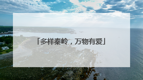 多样秦岭，万物有爱
