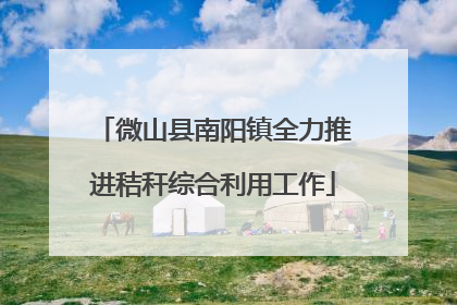 微山县南阳镇全力推进秸秆综合利用工作