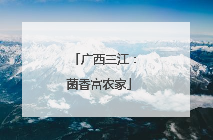 广西三江：菌香富农家