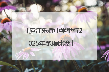 庐江乐桥中学举行2025年跑操比赛