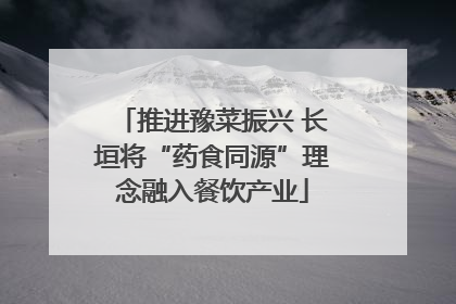 推进豫菜振兴 长垣将“药食同源”理念融入餐饮产业