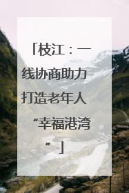 枝江：一线协商助力打造老年人“幸福港湾”
