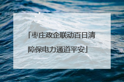 枣庄政企联动百日清障保电力通道平安