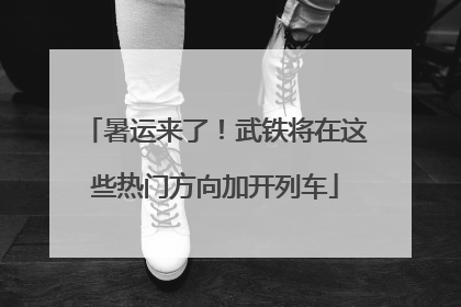 暑运来了！武铁将在这些热门方向加开列车