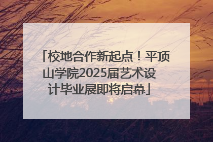 校地合作新起点！平顶山学院2025届艺术设计毕业展即将启幕