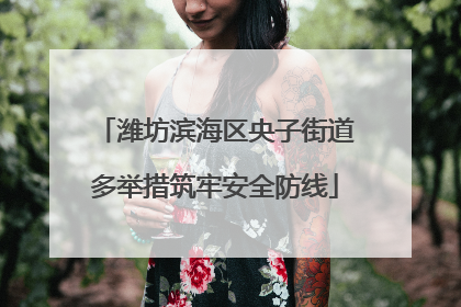 潍坊滨海区央子街道多举措筑牢安全防线