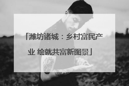 潍坊诸城：乡村富民产业 绘就共富新图景