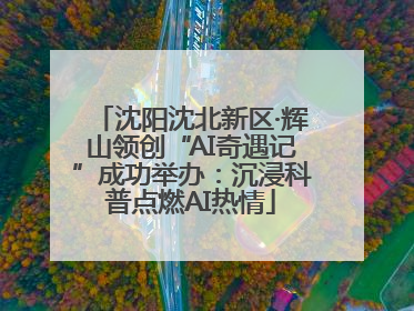 沈阳沈北新区·辉山领创“AI奇遇记”成功举办：沉浸科普点燃AI热情