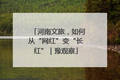 河南文旅，如何从“网红”变“长红”｜豫观察
