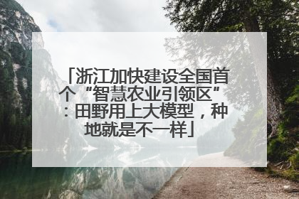 浙江加快建设全国首个“智慧农业引领区”：田野用上大模型，种地就是不一样