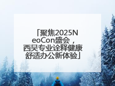 聚焦2025NeoCon盛会，西昊专业诠释健康舒适办公新体验