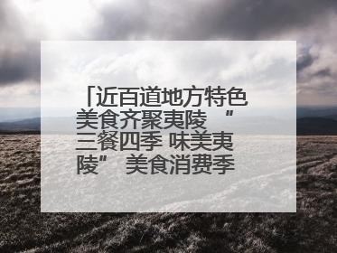近百道地方特色美食齐聚夷陵 “三餐四季 味美夷陵” 美食消费季沸腾夏夜