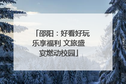 邵阳：好看好玩乐享福利 文旅盛宴燃动校园