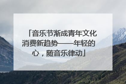 音乐节渐成青年文化消费新趋势——年轻的心，随音乐律动
