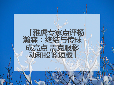 雅虎专家点评杨瀚森：终结与传球成亮点 需克服移动和投篮短板