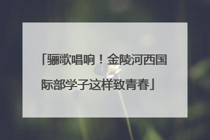 骊歌唱响！金陵河西国际部学子这样致青春