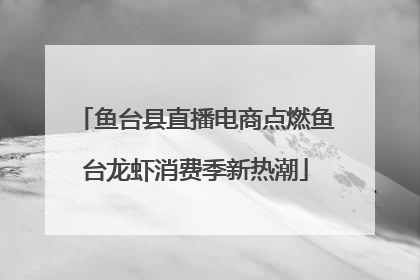 鱼台县直播电商点燃鱼台龙虾消费季新热潮