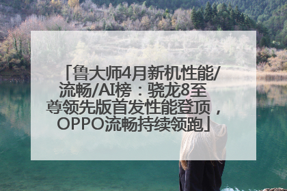 鲁大师4月新机性能/流畅/AI榜：骁龙8至尊领先版首发性能登顶，OPPO流畅持续领跑