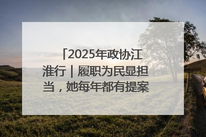 2025年政协江淮行｜履职为民显担当，她每年都有提案被评为“优秀”