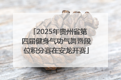 2025年贵州省第四届健身气功气舞暨段位积分赛在安龙开赛